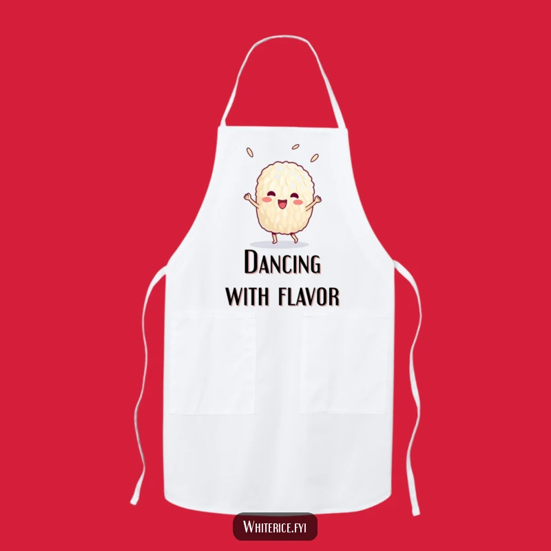 Funny Victory Rice Apron: Cook with Joy and Dance