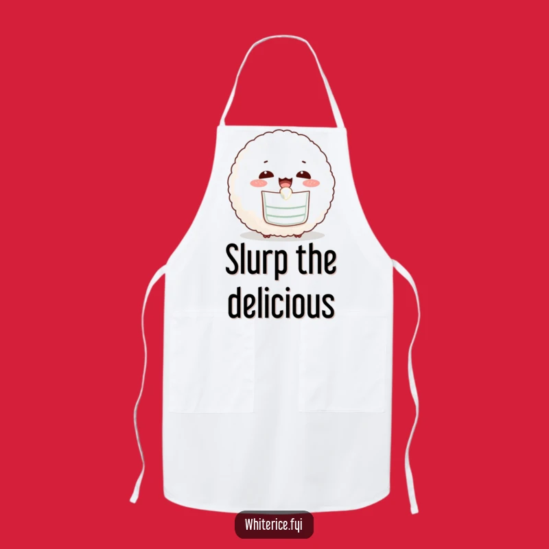 Funny Bibbed Rice Ball Apron: Cook with Cute Charm and Laughter
