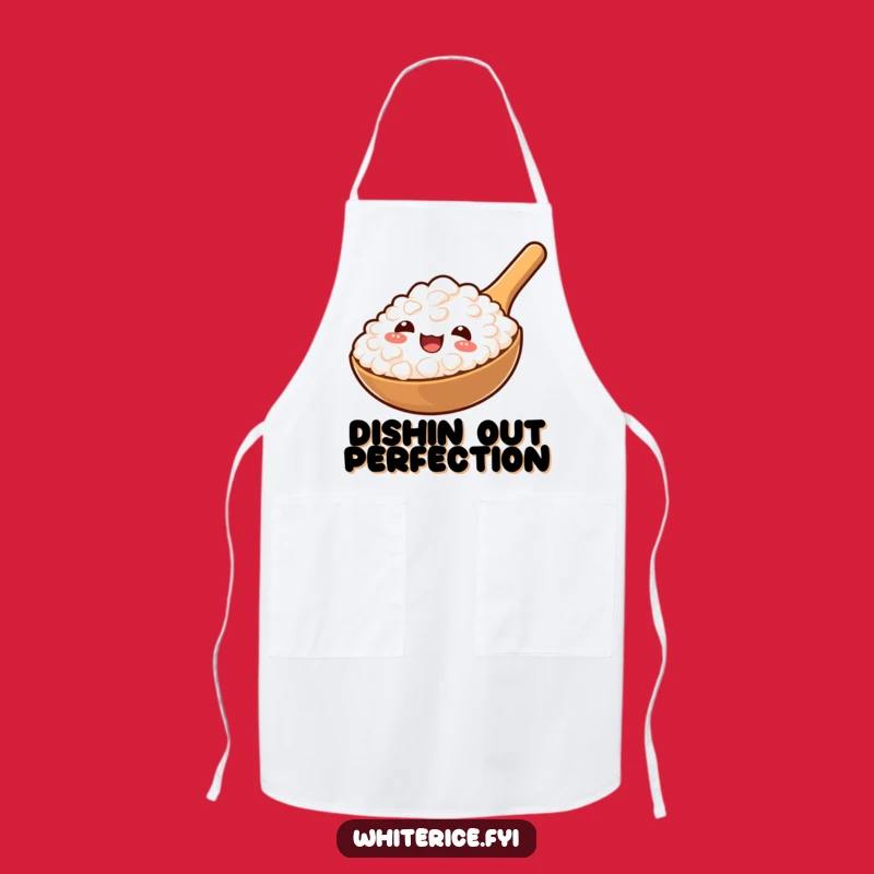 Funny Rice Paddle Apron: Cook with Cheer and a Spoonful of Rice