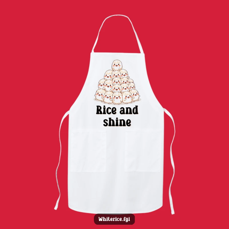 Funny Rice Pyramid Apron: Cook With This Cheerful Heap!