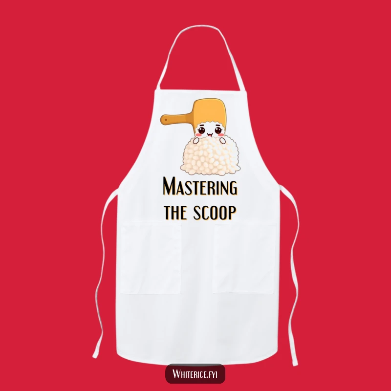 Funny Rice Paddle Apron: Durable Motivational Design, Perfect for Cooking and Funny Gifts