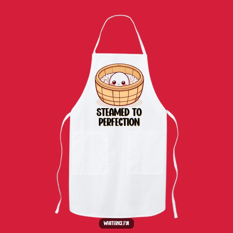 Funny Curious Rice Apron - Steamed Grain Peek Kitchen Gift