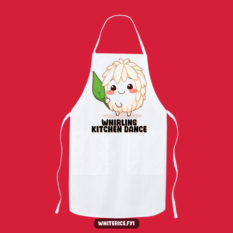 Funny Spinning Rice Apron - Cook with a Smile and a Spin!
