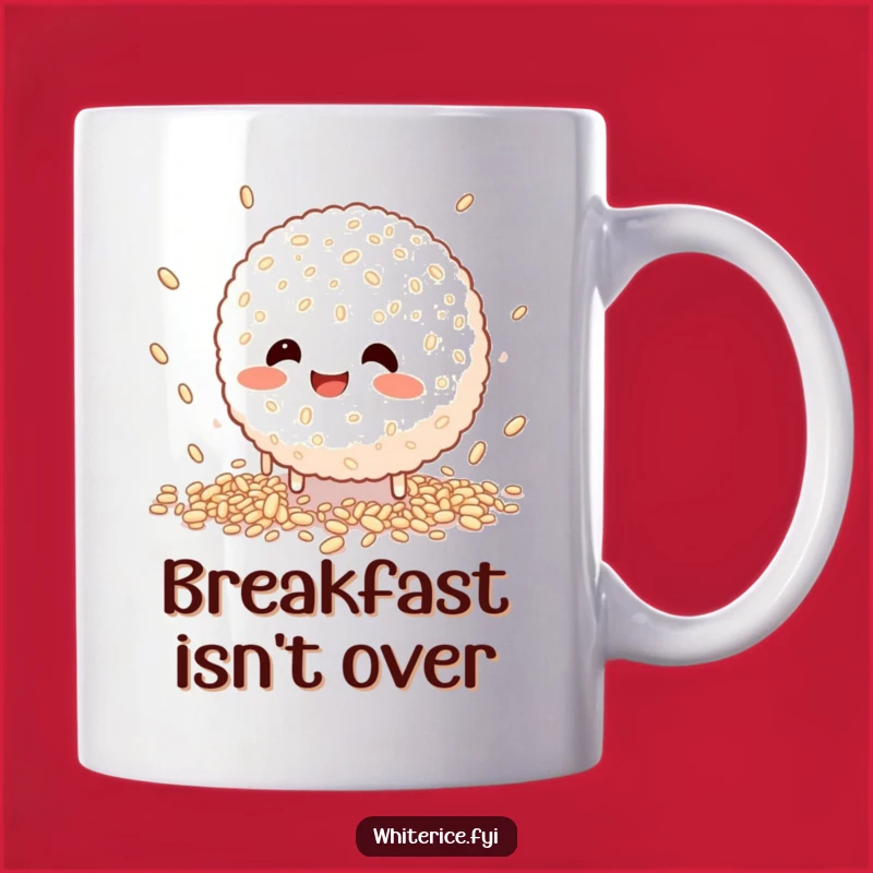 Funny Rice Ball Mug: Catch Laughs With This Clumsy Character!
