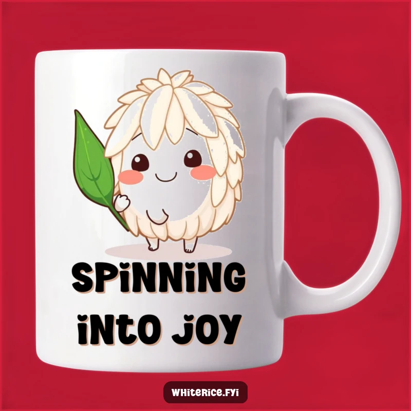 Funny Spinning Rice Mug - A Joyful & Funny Gift for Happy Mornings!