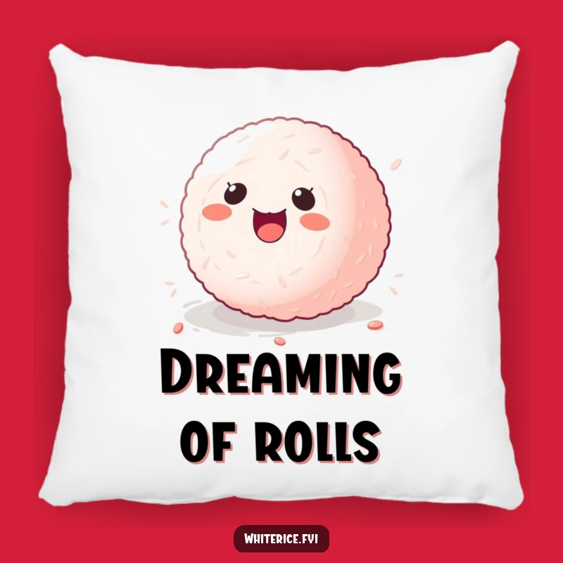 Funny Sticky Rice Ball Pillow: Soft Kawaii Comfort, Perfect Cuddle Gift