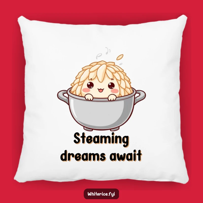 Funny Steaming Pot Rice Grain Pillow - Cozy Curiosity Perfect Funny Gift
