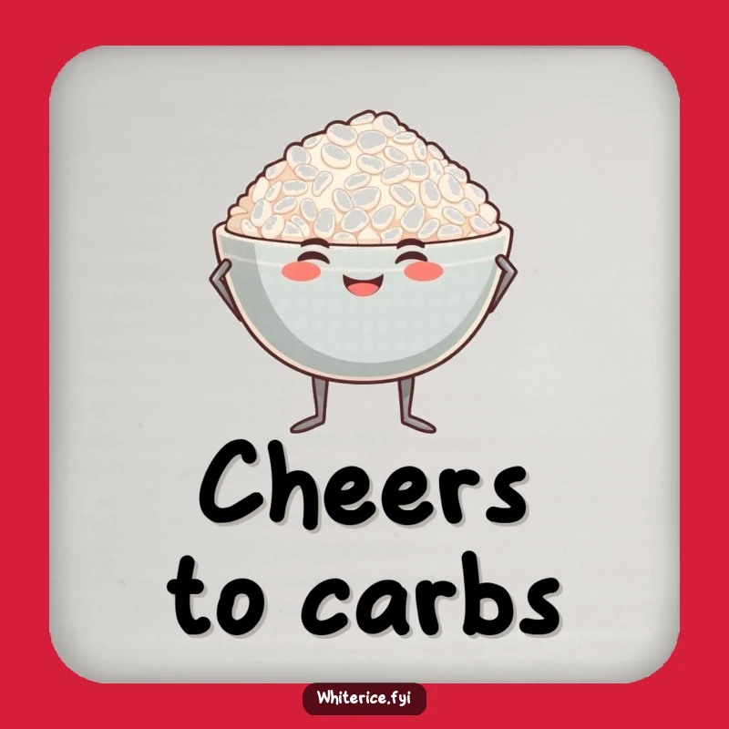 Funny Proud Rice Bowl Coaster: Protect Surfaces with Flair