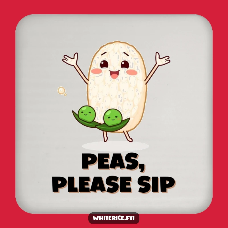 Funny Rice Grain Juggling Coaster: Protect Surfaces with Playful Charm