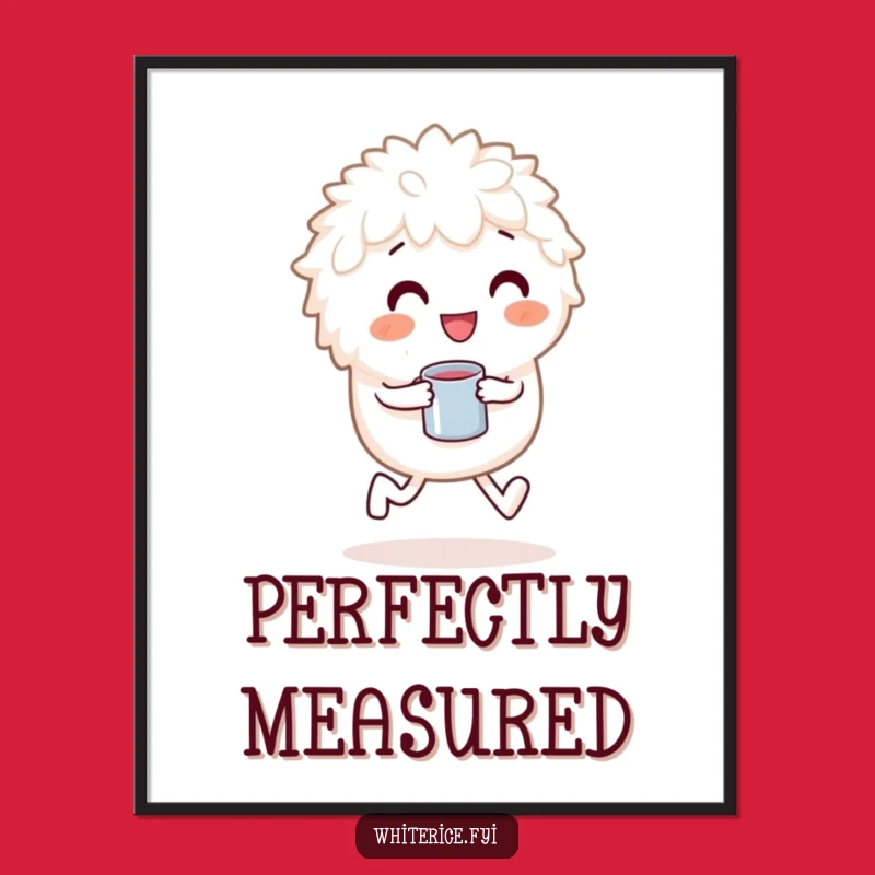 Funny Rice Skipping Poster: Add Playful Energy to Your Walls