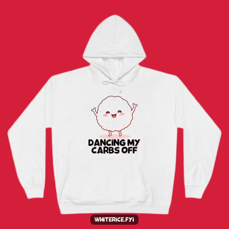Funny Dancing Rice Hoodie: Cozy Up with This Happy Glob's Cheerful Dance Comfort