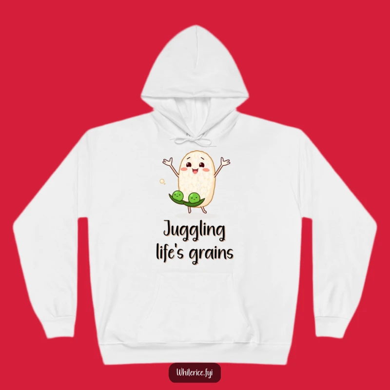 Cozy Funny Rice Grain Hoodie: Stay Warm with This Playful & Humorous Design