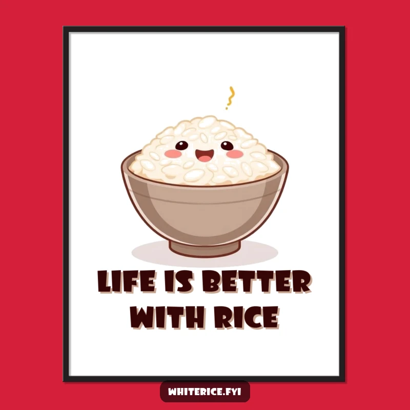 Free Printable Rice Grain Wall Art: Served Decor, Funny Download!