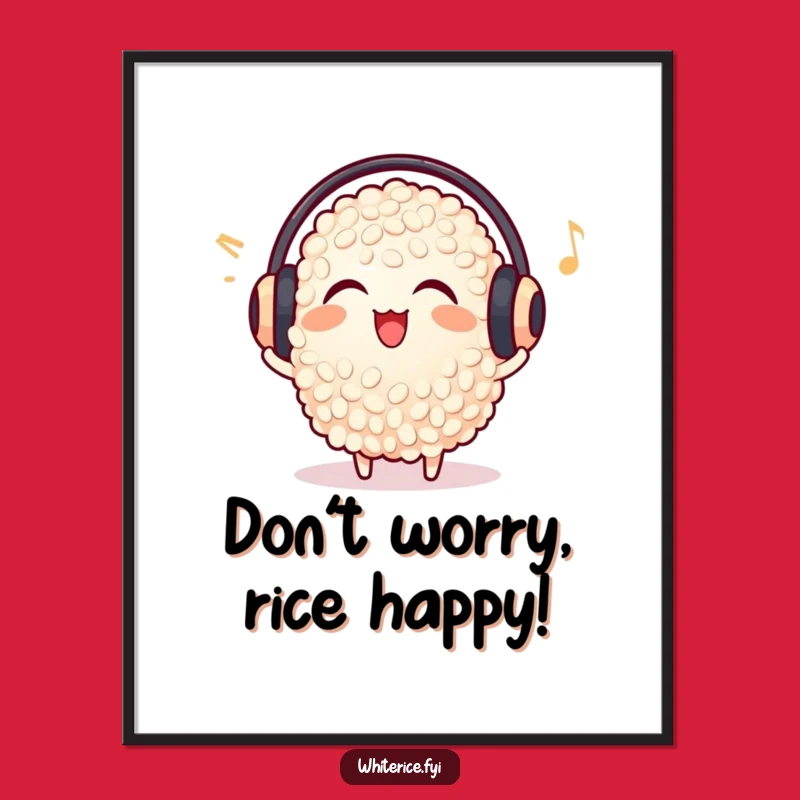 Free Printable Wall Art: Music Rice, Funny Earmuffs Downloadable Decor