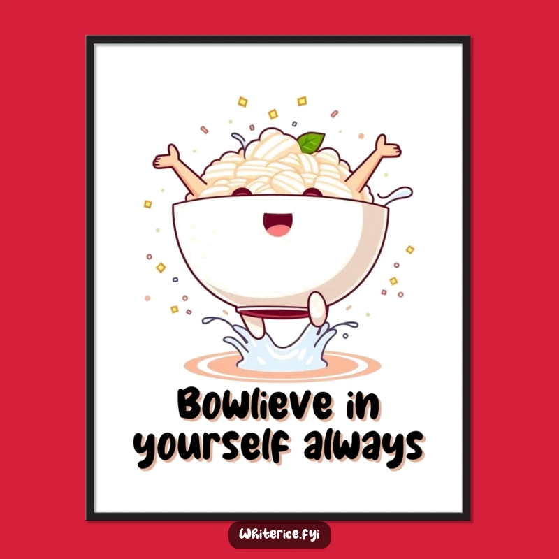 Joyful Rice Bowl Wall Art: Free Printable Downloadable Decor for Whimsical Spaces!