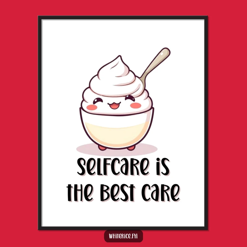 Free Printable Rice Pudding Wall Art: Whimsical Food Art, Downloadable