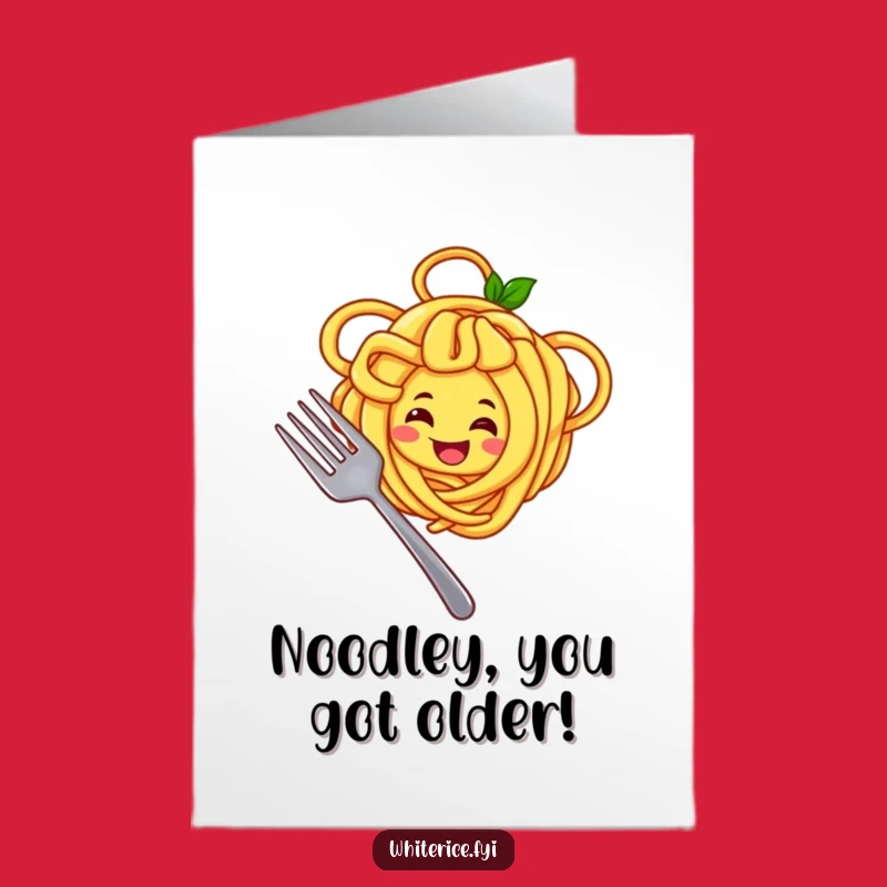 Free Printable Noodle Birthday Card: Twirl Into Fun With This Funny Downloadable Gift