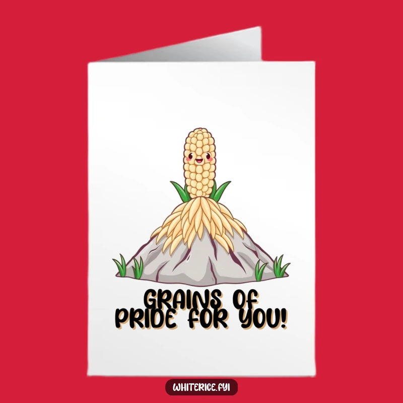 Free Printable Rice Grain Congratulations Card: Summit Success!