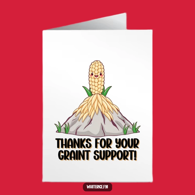 Free Printable Rice Grain Thank You Card: Mountain Gratitude!