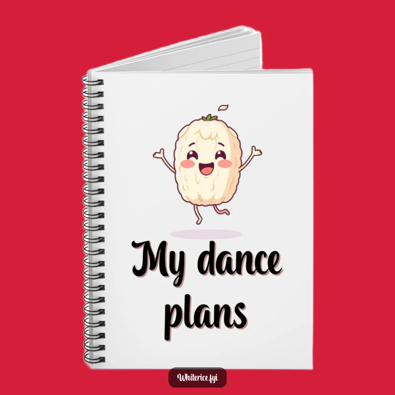Funny Dancing Rice Grain Notebook: Joyful Journal, Perfect Gift for Writers!