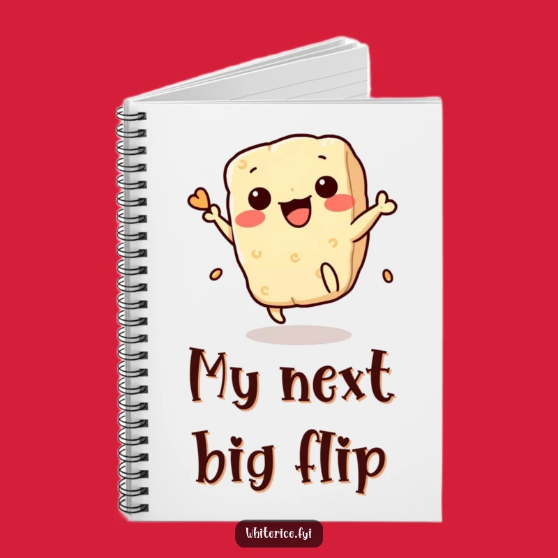 Funny Rice Cracker Flip Notebook: Playful Journal, Perfect for Noting Fun Ideas