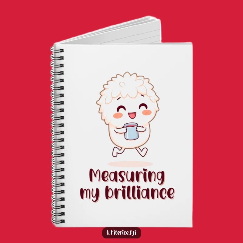 Funny Rice Skipping Notebook: Jot Down Ideas with Joyful Flair