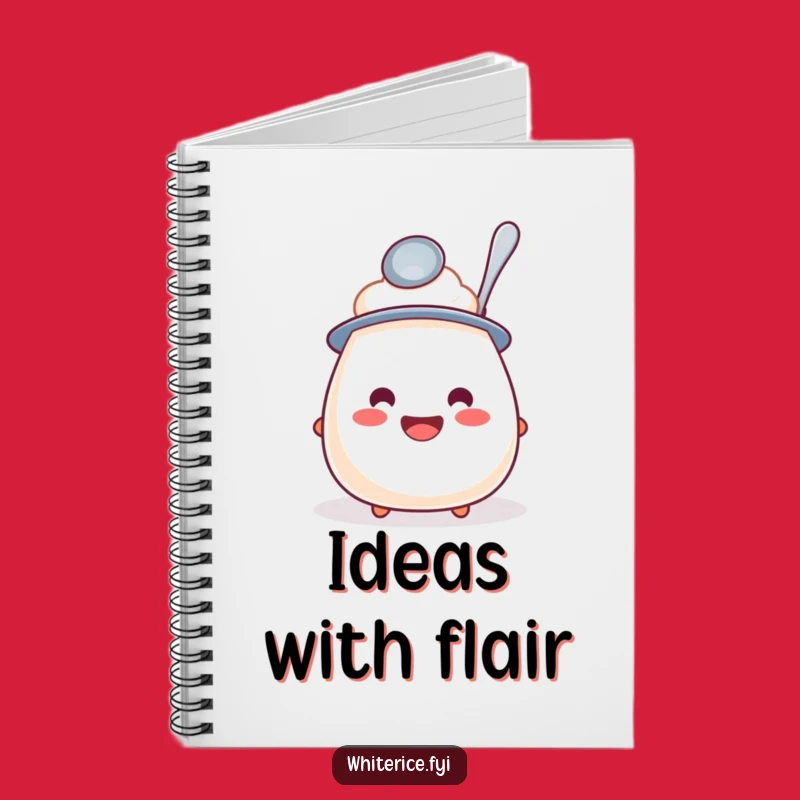 Funny Rice Pudding Spoon Hat Notebook: Jot Down Laughs, Perfect Funny Gift