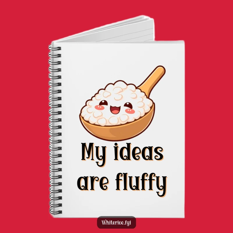 Funny Rice Paddle Notebook: Jot Down Ideas with Cheerful Rice Inspiration