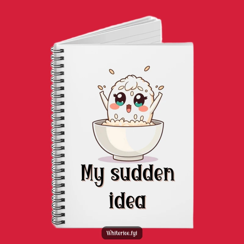 Funny Surprised Rice Notebook: Jot Down Surprises, Perfect Funny Gift for Writers