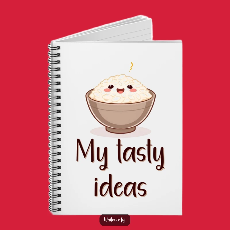 Funny Rice Grain Notebook: Jot Down Foodie Notes, Perfect Gift!