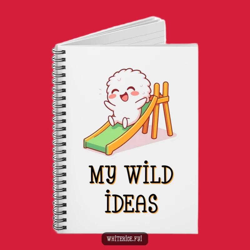 Funny Rice Playful Notebook: Giggles Down the Slide for Your Ideas, Great Funny Gift