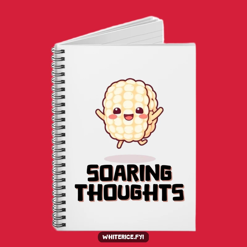 Funny Kawaii Rice Notebook: Jot Down Ideas with a Jump