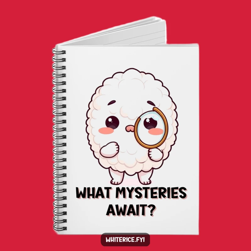 Funny Rice Magnifying Notebook: Jot Down Ideas with This Hilarious Funny Gift!