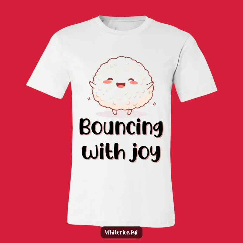 Funny Happy Rice T-Shirt: Wear Your Joyful Bounce
