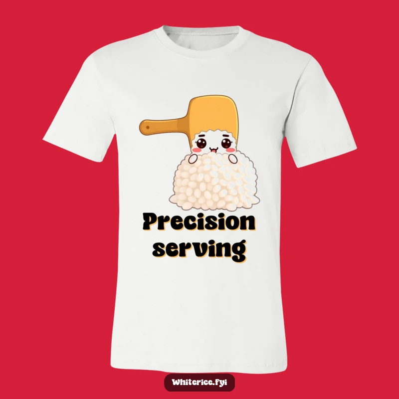 Funny Rice Paddle T-Shirt: Motivating Cartoon Character, a Hilarious Gift for Foodies