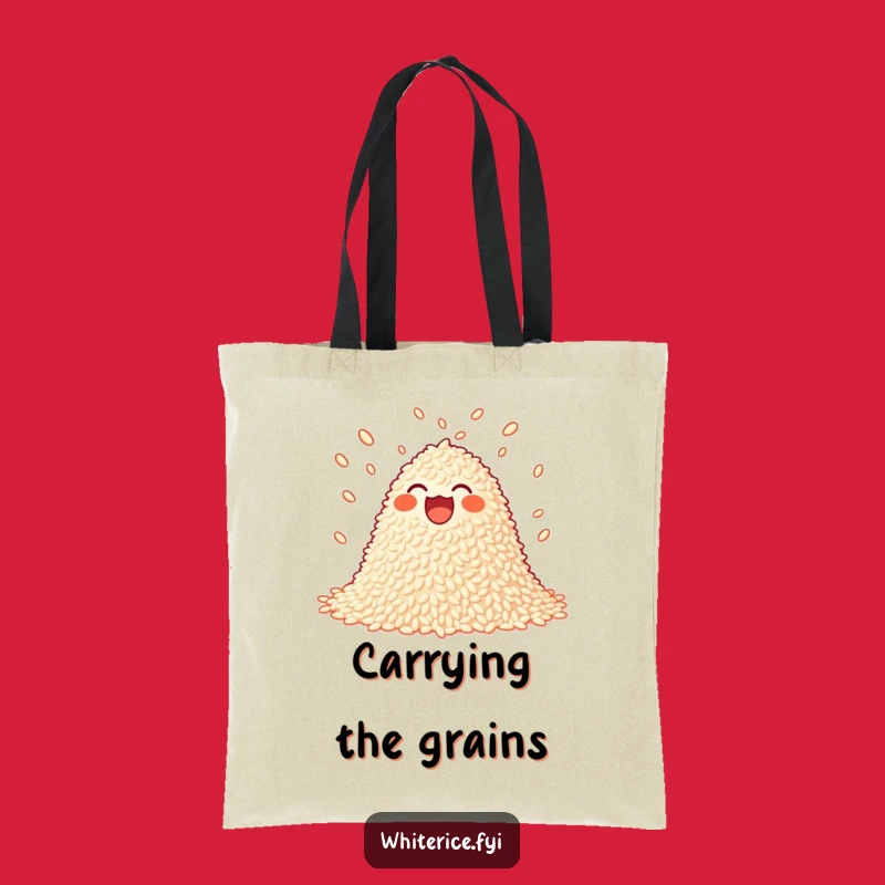 Funny Juggling Rice Tote Bag: Carry Your Playful Essentials