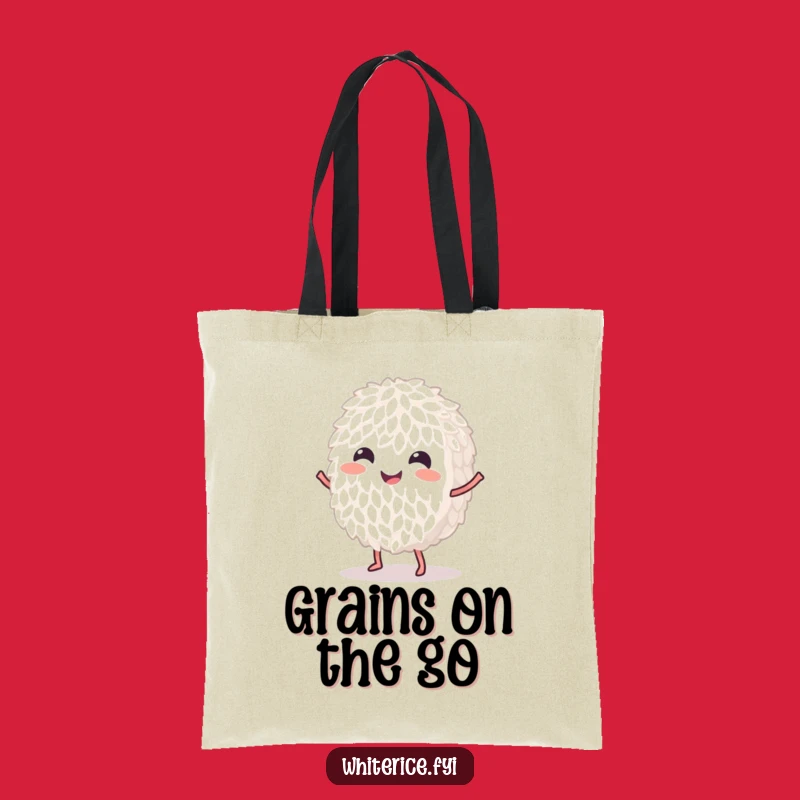 Funny Dancing Rice Tote Bag: Carry Your Laughs in Style!