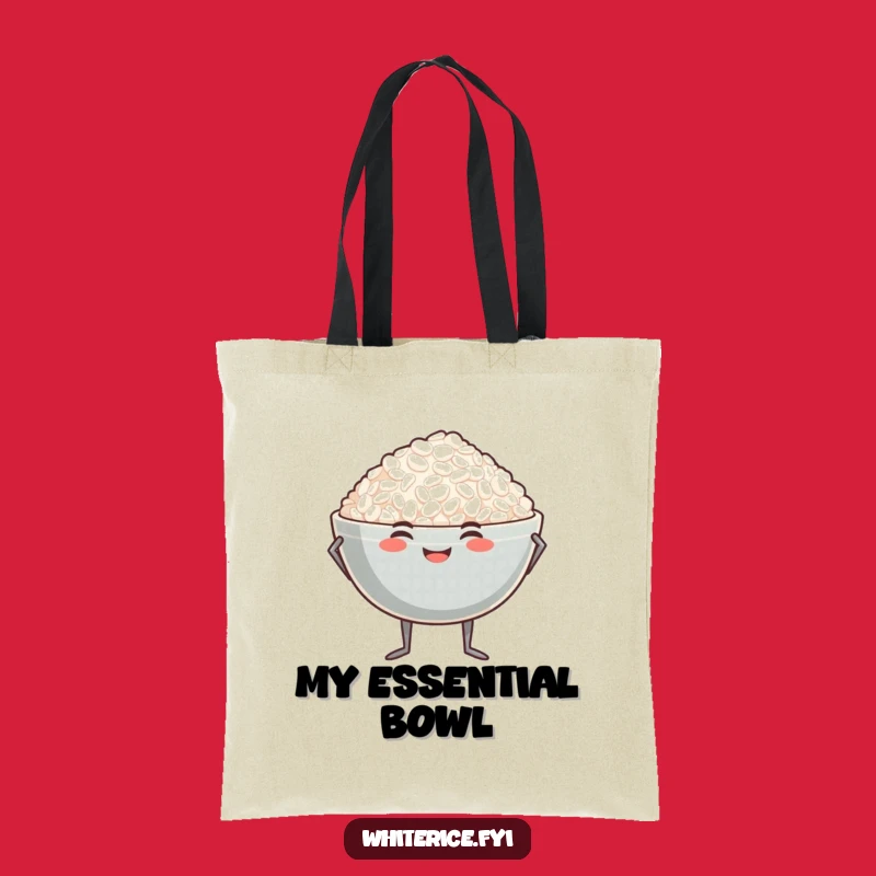 Funny Proud Rice Bowl Tote Bag: Carry Your Confidence