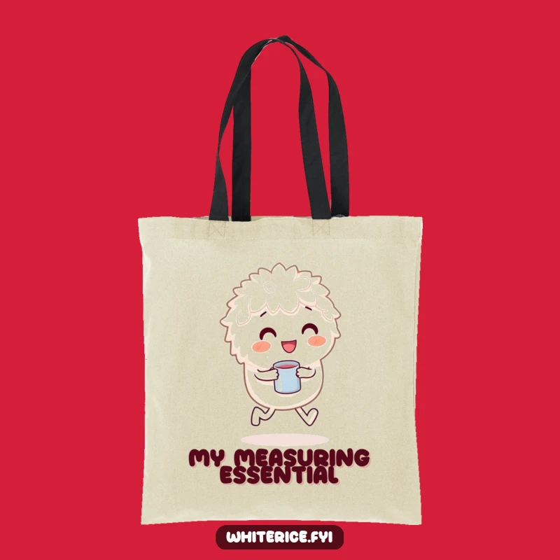 Funny Rice Skipping Tote Bag: Carry Your Essentials with Joyful Style