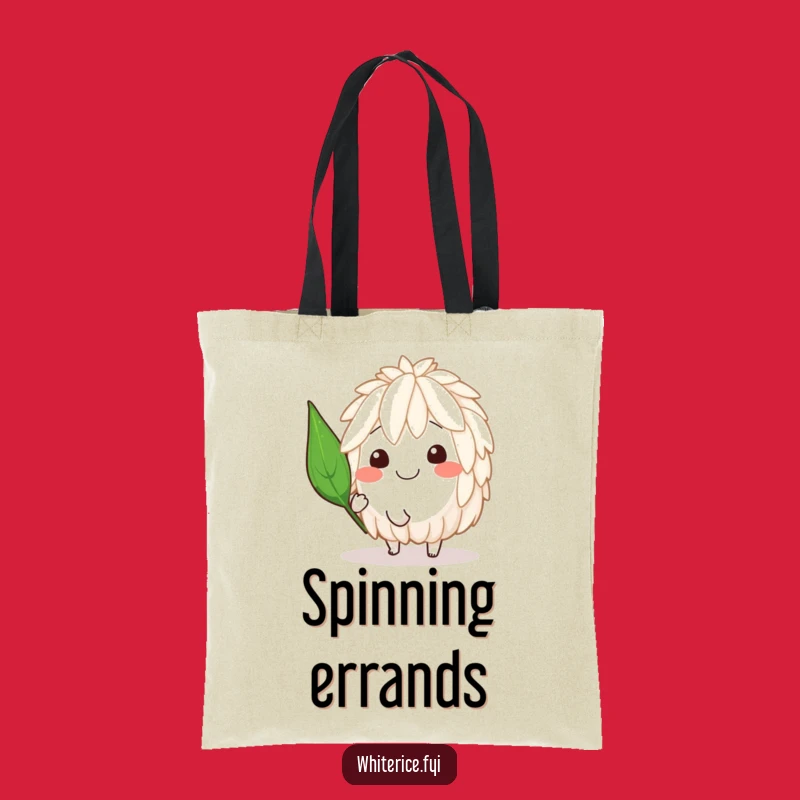 Funny Spinning Rice Tote Bag - Carry Your Cheer Everywhere!