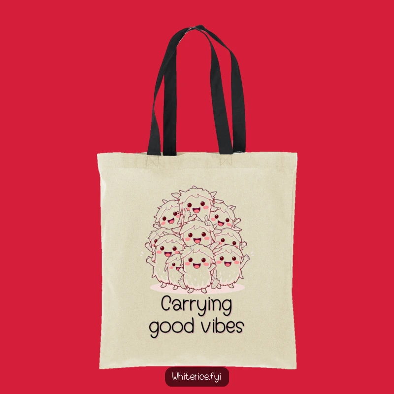 Funny Thumbs Up Rice Tote Bag: Carry Your Approval Everywhere
