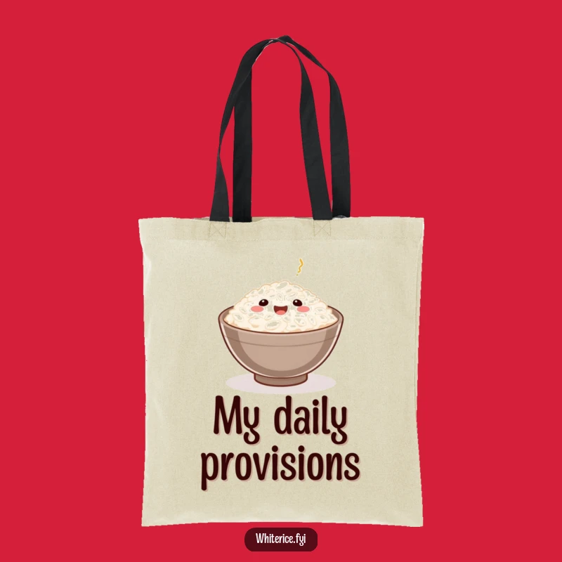 Funny Rice Grain Tote Bag: Carry Comfort Food Style, Perfect Gift!